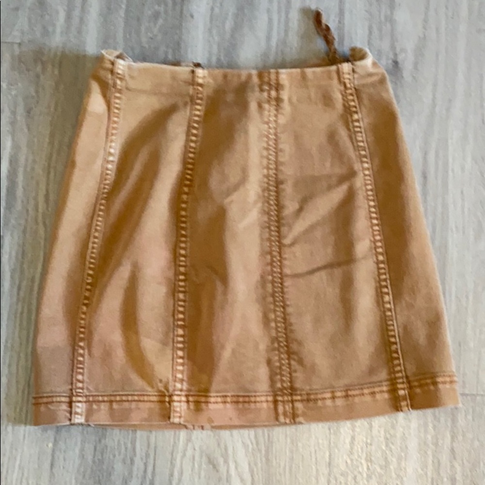 Modern Femme Denim Mini Skirt by Free People